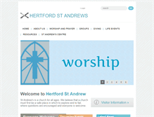 Tablet Screenshot of hertfordstandrews.co.uk